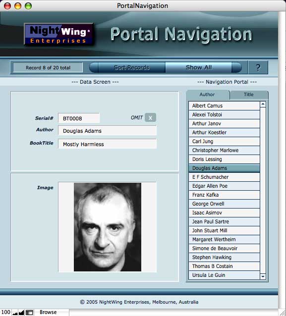 Portal Sidebar Navigation Demo